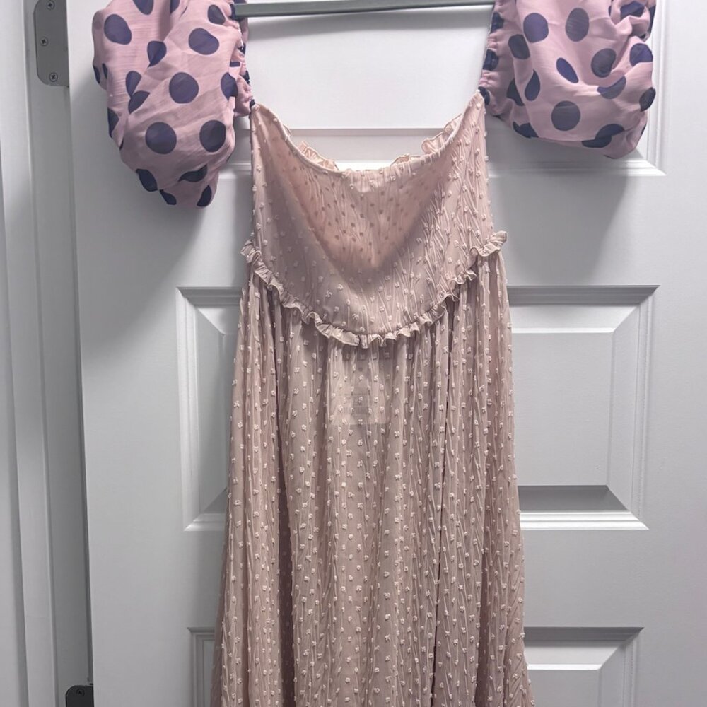 CHIO Maxi polka dot dress